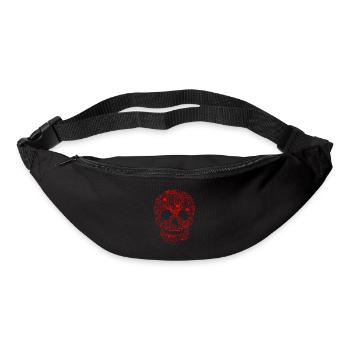 Gothic Skull Goth Style Dark Heavy Metal WGT - Bum bag - black - Front