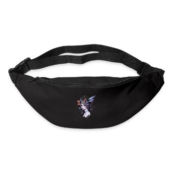 Fairy Watercolor Drawing - Bum bag - black - Front
