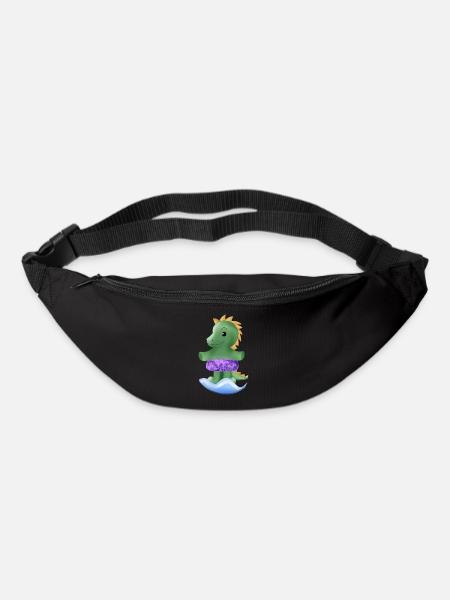 Petit dinosaure - Sac banane - noir