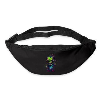 Bunter cooler Zombie - Gürteltasche - Schwarz - Vorne