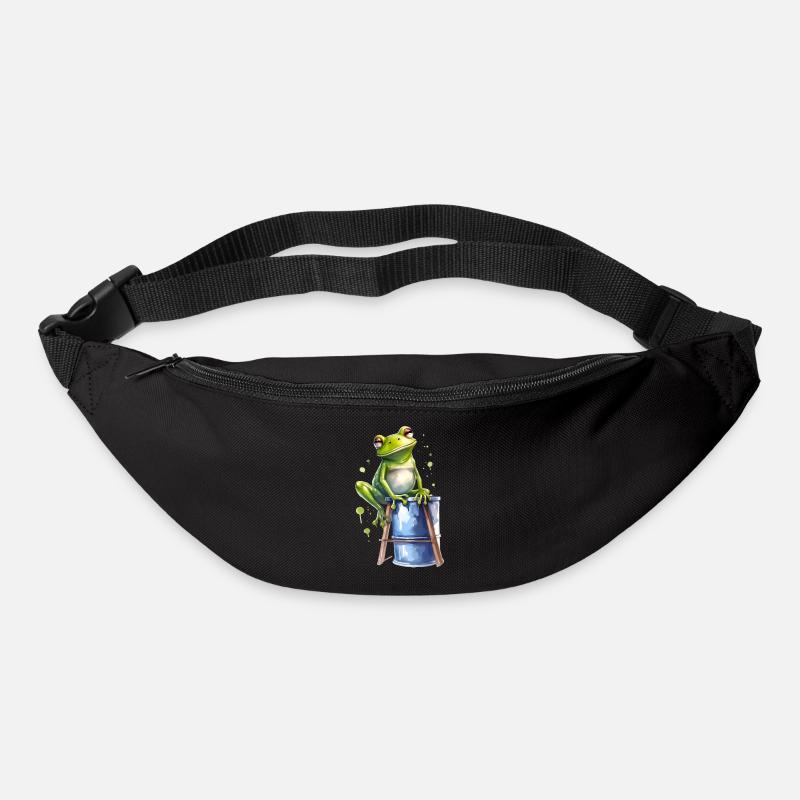 Cooler Wetterfrosch - Gürteltasche - Schwarz