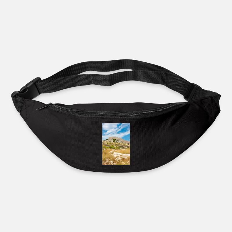 Die Mauer von Oštrica (Bedem Grebastica) Kroatien - Gürteltasche - Schwarz