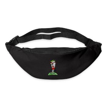 Gesicht - Gürteltasche - Schwarz - Vorne