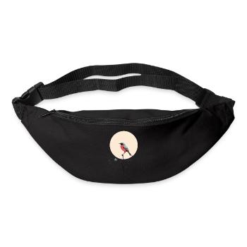 Vogel im sanften Morgenlicht - Gürteltasche - Schwarz - Vorne