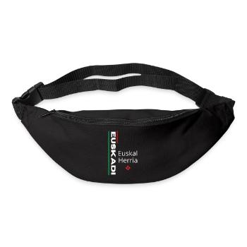 Vibrant Euskal Herria pattern design - Bum bag - black - Front