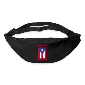 Puerto Rico Flagge | Puerto Ricaner Geschenkideen - Gürteltasche - Schwarz - Vorne