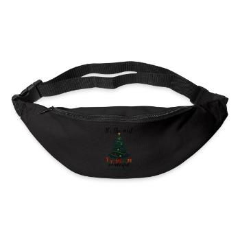 Weihnachten - Gürteltasche - Schwarz - Vorne