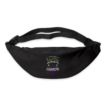 humor geburtstagsgeschenkidee lustig statement - Gürteltasche - Schwarz - Vorne