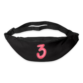 3 - Drei - Gürteltasche - Schwarz - Vorne