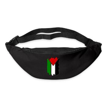 free palestine - Sac banane - noir - Devant