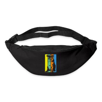 Cooler Maps mit Sonnenbrille - Gürteltasche - Schwarz - Vorne