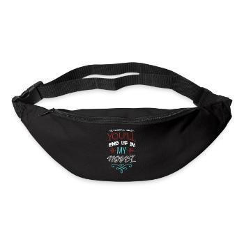 Editer Fun School Book Lover Statement Sayings - Bum bag - black - Front