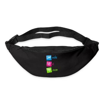 "MOM (Made of Moon)" happy Mother's Day - Bum bag - black - Front