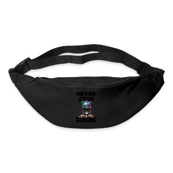 Never Stop Dancing - Bum bag - black - Front