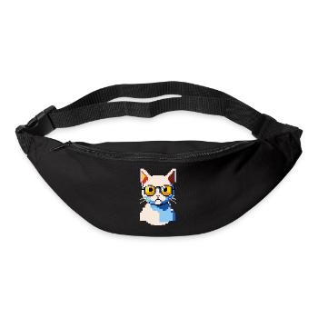 Pix le chat - Sac banane - noir - Devant