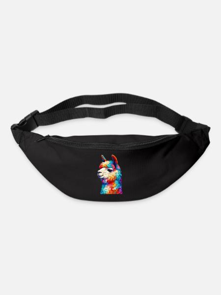 Alpaka - Gürteltasche - Schwarz