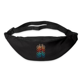 Vélo de route Vélo Vintage Rétro - Sac banane - noir - Devant