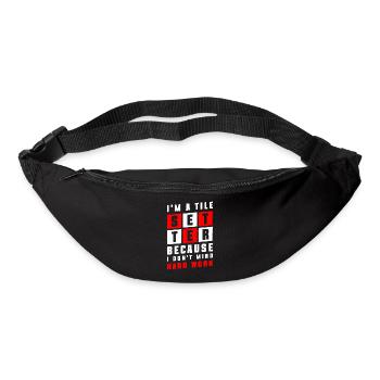 Flooring Installer House Work Training - Bum bag - black - Front