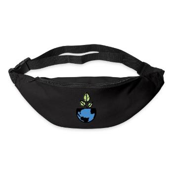 planet erde - Gürteltasche - Schwarz - Vorne