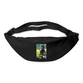 Samurai Anime Girl – La tradition rencontre l’élégance - Sac banane - noir - Devant