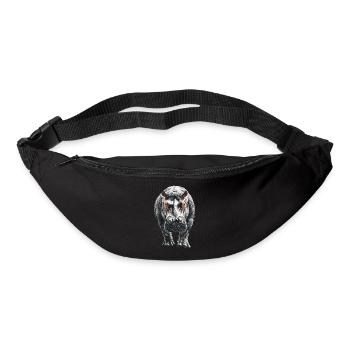 Nilpferd - Gürteltasche - Schwarz - Vorne