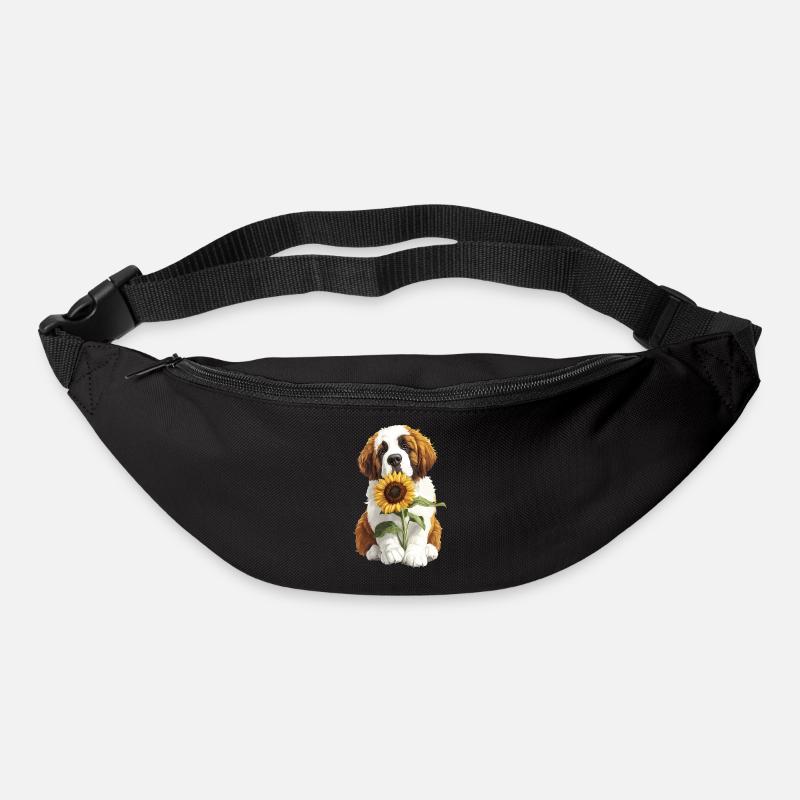 Bernhardiner - Gürteltasche - Schwarz