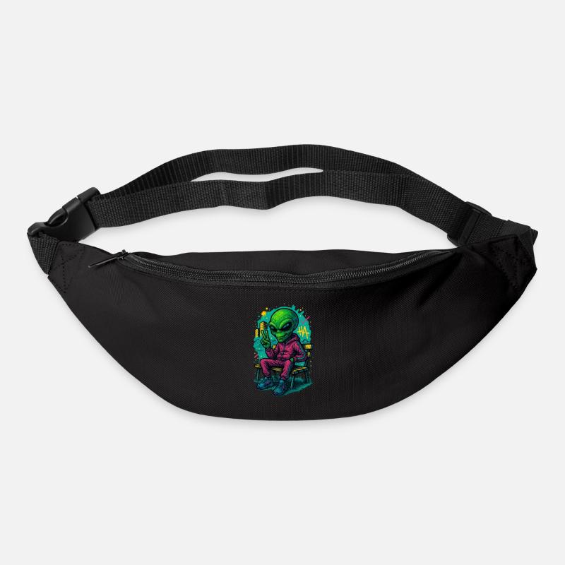 ALIEN THUG - pose chill - Bum bag - black