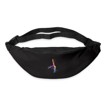 Gymnastik Bunt und Kraftvoll - Gürteltasche - Schwarz - Vorne