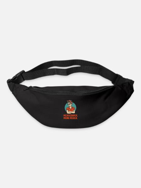 Mon corps, mes règles. - Sac banane - noir