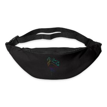 Stand Tall, Shine Bright - Gürteltasche - Schwarz - Vorne