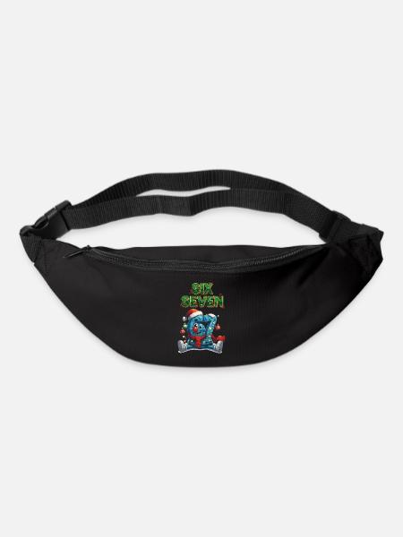 67 Six Seven Weihnachten 6 7 meme - Gürteltasche - Schwarz
