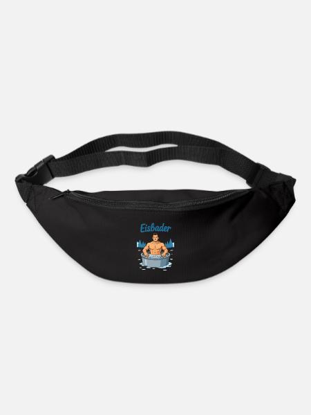 Eisbader Muskelmann im Eisbad - Bum bag - black