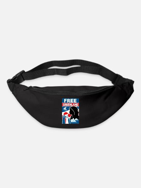Free Greenland - Gürteltasche - Schwarz