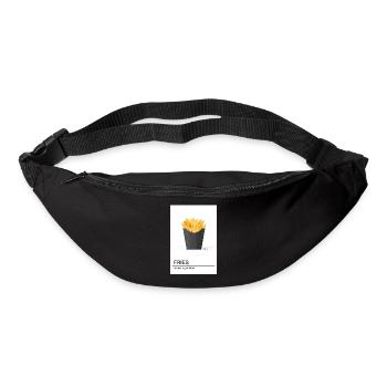 Fries Always A Good Idea - Bum bag - black - Front
