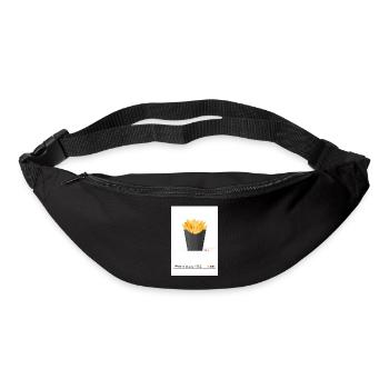 Fries Are The Answer To Everything - Bum bag - black - Front