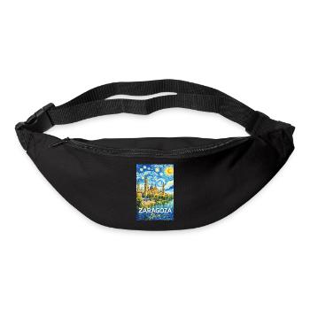 Zaragoza Spain - Gürteltasche - Schwarz - Vorne