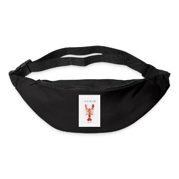 Le Homard Club reduziertes Hummer Design France - Gürteltasche - Schwarz - Vorne