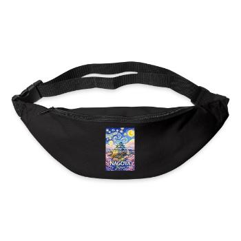 Nagoya Japan - Gürteltasche - Schwarz - Vorne