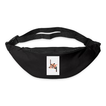Keep Moving Forward Artistic Quote - Bum bag - black - Front