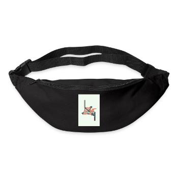 Keep Moving Forward Minimal Typography - Bum bag - black - Front