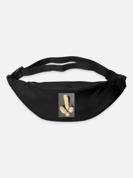 Pastel cactus in desert light - Bum bag - black