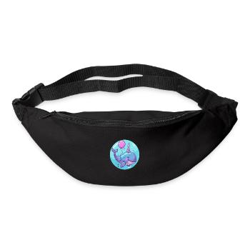 Wal Geburtstag Baby - Gürteltasche - Schwarz - Vorne
