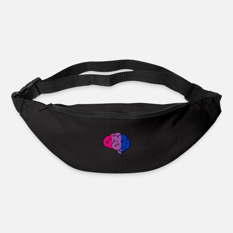 Bisexual Brain Bisexual Pride - Bum bag - black