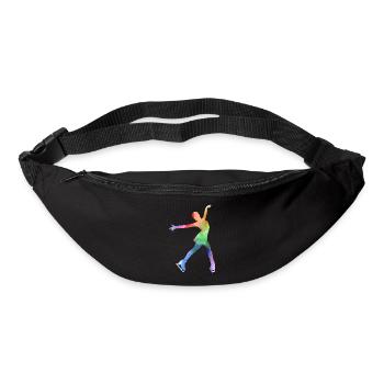 Figure Skating Ice Skater Skate Dance Winter Sport - Bum bag - black - Front