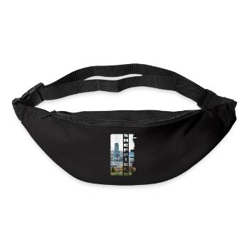 Sheffield England UK City Skyline Home Love - Bum bag - black - Front