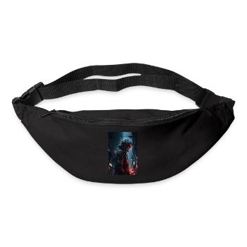 Neon Cyber Future Warrior #4 - Gürteltasche - Schwarz - Vorne