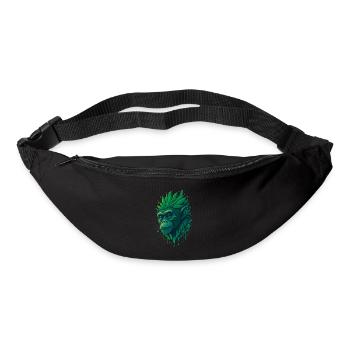 Cannabis Affe Unser Cannabis-affiger Style - Gürteltasche - Schwarz - Vorne
