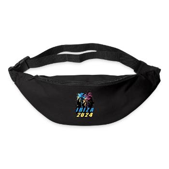 Ibiza 2024 Holiday Palm Trees Colorful - Bum bag - black - Front