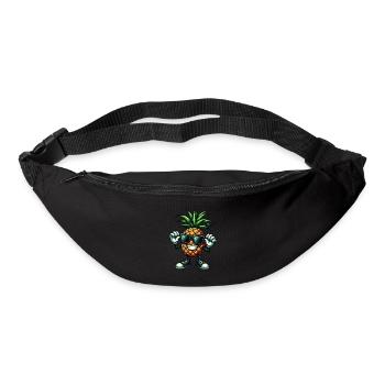 Cool Pineapple with Sunglasses Comic Fruit - Bum bag - black - Front