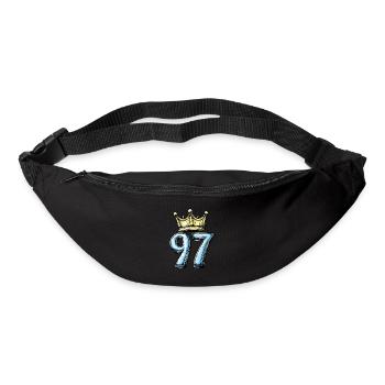 97 Nombre Couronne - Sac banane - noir - Devant